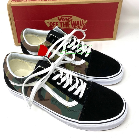 VANS Old Skool Woodland Camo Men’s Sneakers Canvas - Picture 2 of 11